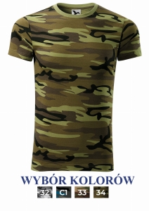 Koszulka T-SHIRT MORO CAMOUFLAGE męska/unisex (144) Malfini