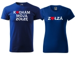 ZOŁZA KOCHAM MOJĄ ZOŁZĘ Koszulki dla Par