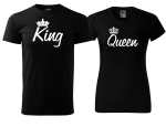 KING QUEEN Koszulki dla Par