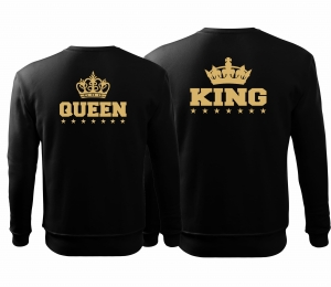 Bluzy dla Par  KING QUEEN prezent na walentynki