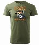 LESZCZ BIERZE W DESZCZ Koszulka Wędkarska (dtf)