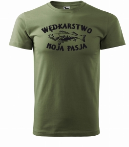 WĘDKARSTWO MOJA PASJA Koszulka Wędkarska 