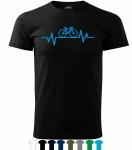  ROWER EKG LINIA ŻYCIA Koszulka dla Rowerzysty 