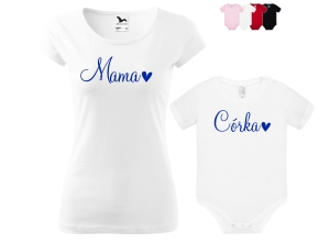 Zestaw koszulka + body dla Mamy i Córki 