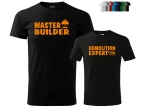  MASTER BUILDER DEMOLITION EXPERT Zestaw koszulek dla Taty i Syna