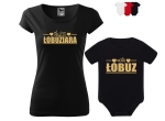 DUŻA ŁOBUZIARA MAŁY ŁOBUZ  Zestaw koszulka + body dla Mamy i Syna