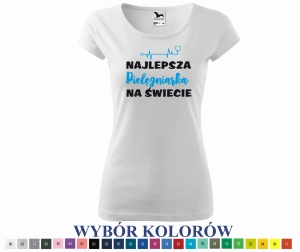 Najlepsza pielęgniarka na świecie koszulka damska PURE