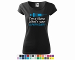 I'm a Nurse What's your superpower koszulka dla pielęgniarki PURE