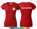 Koszulka damska VIPER FIZJOTERAPEUTA nadruk PRZÓD I TYŁ 