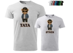 TATA SYNEK MISIE Zestaw koszulek dla Taty i Syna