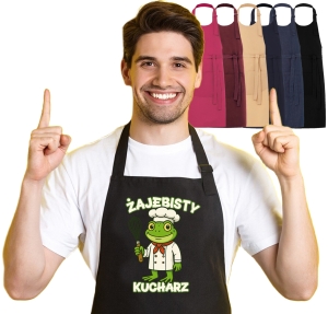 Fartuch kuchenny ŻAJEBISTY KUCHARZ (JHK)
