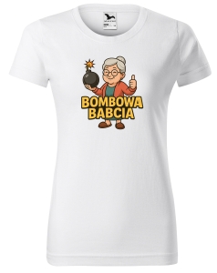 BOMBOWA BABCIA  old Koszulka dla Babci  