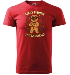 Koszulka męska świąteczna STARY PIERNIK TO TEŻ CIACHO
