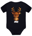 Body świąteczne słodki RENIFER  + IMIĘ