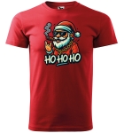 Koszulka męska świąteczna HO HO HO MIKOŁAJ
