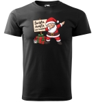 Koszulka męska świąteczna ŚWIĘTA ŚWIĘTA I PO ŚWIĘTACH z Mikołajem