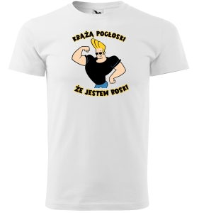 Koszulka męska śmieszna KRĄŻĄ POGŁOSKI ŻE JESTEM BOSKI