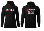ZOŁA KOCHAM MOJĄ ZOŁZĘ Bluzy dla Par z kapturem 