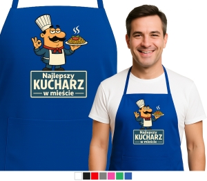FARTUCH kuchenny NAJLEPSZY KUCHARZ W MIEŚCIE