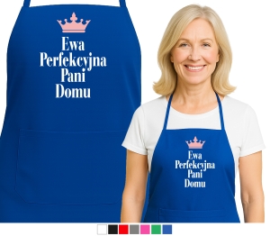 Fartuch kuchenny  IMIĘ + PERFEKCYJNA PANI DOMU