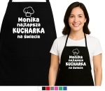 Fartuch kuchenny  IMIĘ + NAJLEPSZA KUCHARKA NA ŚWIECIE
