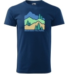 Koszulka męska w góry MOUNTAINS? YES, PLEASE