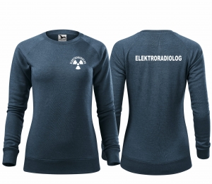 WYPRZEDAŻ 1szt. rozmiar XXL Bluza DAMSKA ELEKTRORADIOLOG GRANATOWA (M2) 