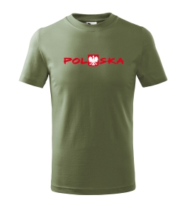 Koszulka dziecięca POLSKA ORZEŁEK Patriotyczna 