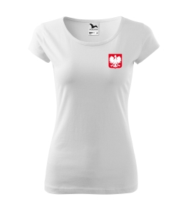 Koszulka damska POLSKA ORZEŁ GODŁO Patriotyczna 