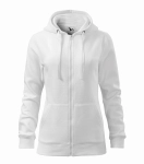 WYPRZEDAŻ 1 szt. ROZMIAR M Bluza TRENDY ZIPPER damska (411) BIAŁA