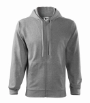 WYPRZEDAŻ 1 szt. ROZMIAR  M TRENDY ZIPPER męska (410) SZARY MELANŻ